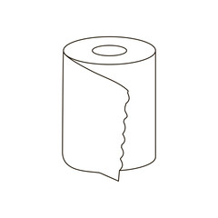 Toilet paper vector