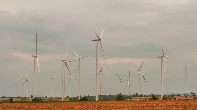 Group Large wind turbines in Thailand