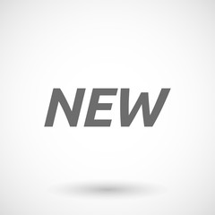  Illustration of    the text NEW