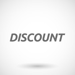  Illustration of    the text DISCOUNT