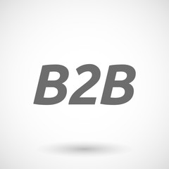  Illustration of    the text B2B