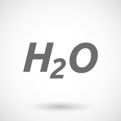  Illustration of    the text H2O