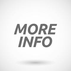   Illustration of   the text MORE INFO