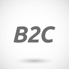  Illustration of    the text B2C