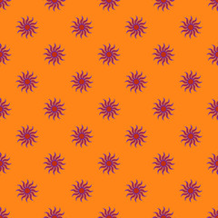 Flowers geometric seamless pattern 64.06