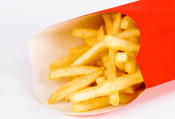 pile of appetizing french fries