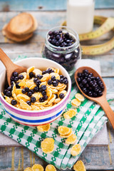cornflake with  bilberry
