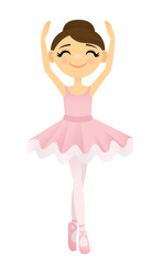 Smiling ballerina with her arms raised © Sara Showalter