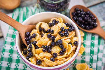 cornflake with  bilberry
