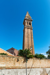 Fototapeta premium The famous leaning campanile of San Martino