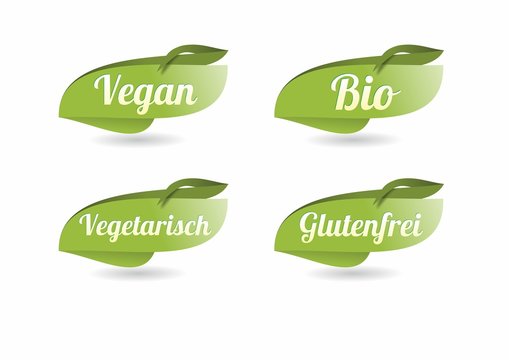 Icon Button Bio Vegan Vegetarisch Glutenfrei