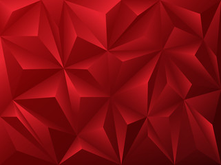 RED POLYGON BACKGROUND