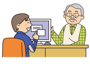 パソコントラブル　訪問設定　シニア
