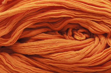 Orange Cotton Background