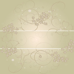 barre champagne fleur