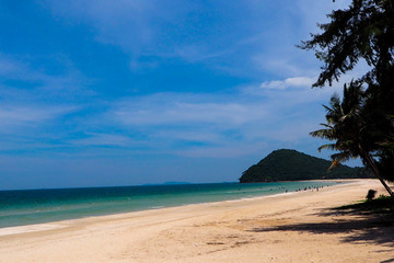 Landscape Beach view at Chumphon, THAILAND