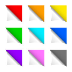 Set of folded corners