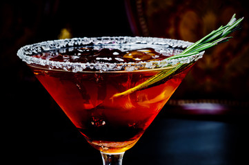 beautiful cold cocktail