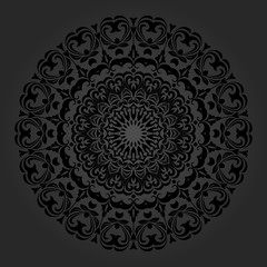 Elegant Vector Ornament in the Style of Barogue