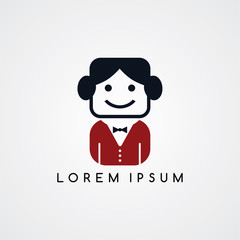 woman avatar with formal suit