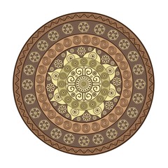 Mandala.  Oriental pattern.