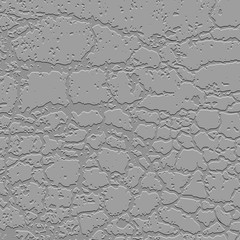 Relief fragment of concrete wall. Vector background