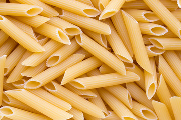 Italian macaroni pasta full background.