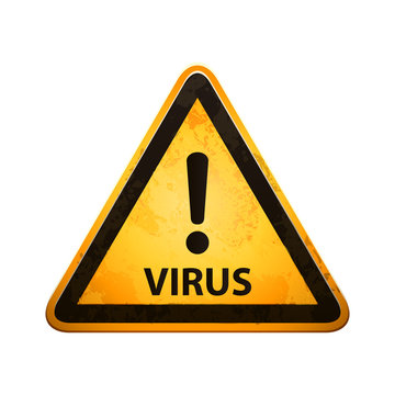 vir&uuml;s danger sign