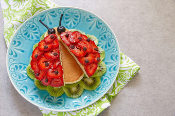 Funny pancakes for kids breakfast