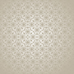 Pattern seamless with damask motifs. 