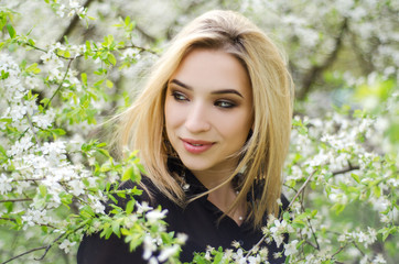 Girl in the flowers
