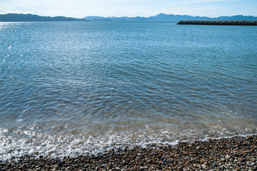 香川県　豊島の海岸