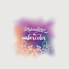 adventures in water color design 