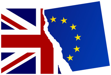 Fototapeta na wymiar United Kingdom exit from the European Union