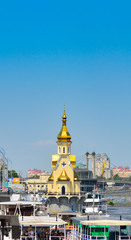 Church of St. Nicholas on the water in Kiev, Ukraine.