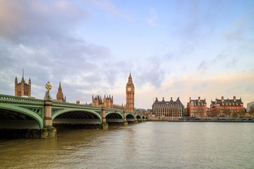 Fototapeta na wymiar Big Ben and Houses of parliament