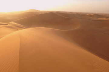 Fototapeta na wymiar Moroccan dunes of Chegaga
