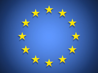 European Union style flag