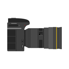 Photo camera isolated