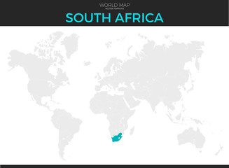 Republic of South Africa Location Map