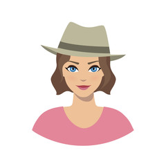 Avatar icon of girl in a fedora hat