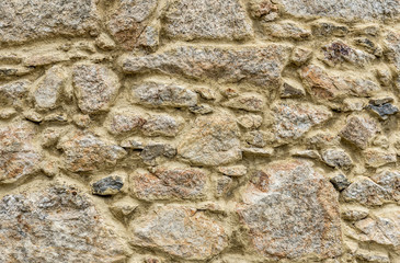 Natural yellow pavement stone texture for floor, wall or path.