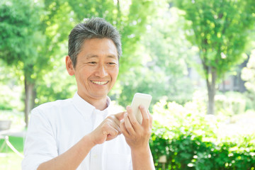 シニア男性