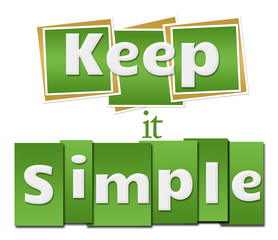 Fototapeta premium Keep It Simple Green Squares Stripes 