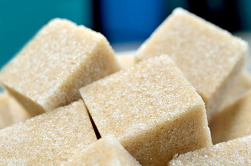 Group of sugar cubes