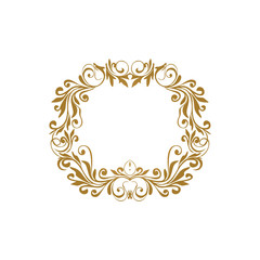 Vector set of vintage styled calligraphic elements