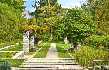 Diomides botanical garden of Greece - greek botanic garden