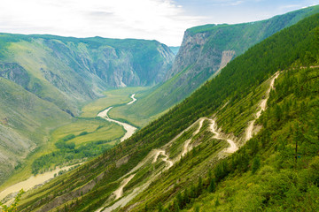 Fototapeta na wymiar Republic of Altai Mountains
