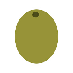 olive grain isolated icon design