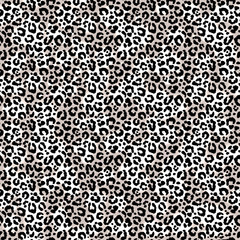 Seamless leopard pattern. Vector.